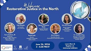 Webinar Restorative Justice in the North [upl. by Eseilenna984]