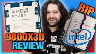 RIP Intel AMD Ryzen 7 9800X3D CPU Review amp Benchmarks vs 7800X3D 285K 14900K amp More [upl. by Negriv]