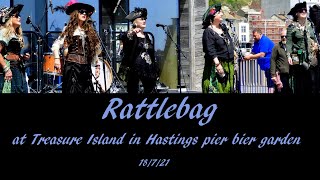 Rattlebag at Treasure Island in hastings pier bier garden prate weekend 2021 [upl. by Yorgo]