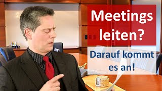 Meeting leiten Darauf kommt es an [upl. by Junno118]