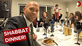 Inside Private Hasidic Sabbath Dinner As A NonJew 🇺🇸 [upl. by Ydolem918]