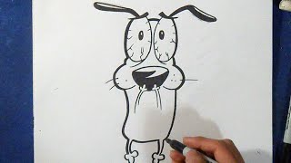 Como desenhar Coragem o Cão Covarde 3 [upl. by Milena]