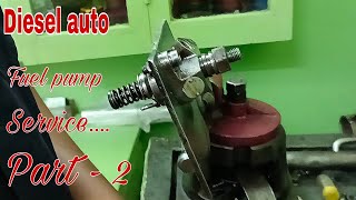 ape diesel auto fuel pump service work part 2 automobie mechanical mechanism engine [upl. by Willet]