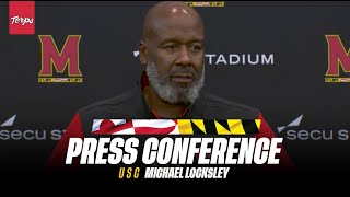 Maryland Football  Head Coach Michael Locksley Press Conference  USC [upl. by Eustis]