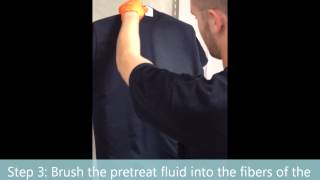 Manually PreTreating a Black TShirt Using Wagner HPLV and Dupont Pretreat Fluid Left Chest [upl. by Conti]