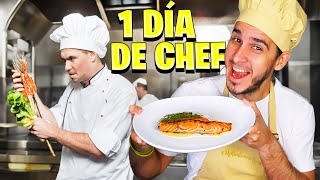 UN DIA DE CHEF EN UNA COCINA PROFESIONAL  Cooking Simulator [upl. by Drofnelg624]