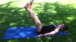 5 Minute Fitness  Lying Leg Raises [upl. by Morgana]