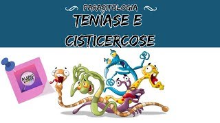 TENÍASE E CISTICERCOSE  PARASITOLOGIA 4 [upl. by Alma]