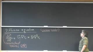 Passive Scalar Diffusion Equation for Microfluidics  Peclet Number  nondimensionalization [upl. by Irrot]