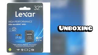 Lexar sd card 128gb unboxing [upl. by Rider20]