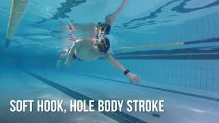 Total immersion swimming Soft Hook Stroke [upl. by Gaeta]