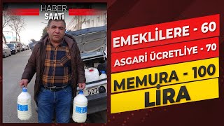 Aynı süt farklı fiyat Emeklilere 60 TL asgari ücretlilere 70 TL memura ise 100 TL [upl. by Leugim642]