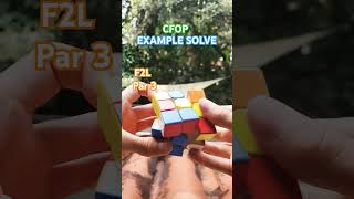 CFOP example solve [upl. by Selim]