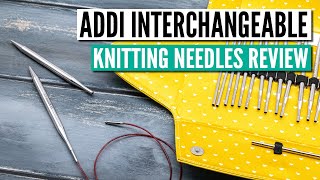 Addi interchangeable knitting needles review [upl. by Yemaj]