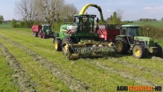 ENSILAGE DE RAYGRASS  JOHNDEERE 7380i [upl. by Hpesojnhoj]