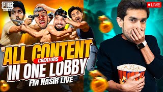 Aj Kelenge Content Creater Tournament  FM NASIR IS BACK  PUBG MOBILE [upl. by Enovad]