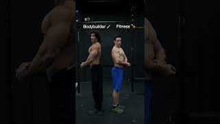 Bodybuilder VS Fitness  😱😱 [upl. by Ahsek]