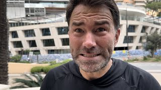 ITS F DISRESPECTFUL  EDDIE HEARN FUMES AT FRANK WARREN amp HITS BACK AT CHRIS EUBANK SR [upl. by Lynch412]