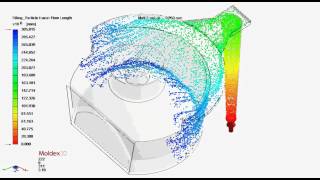 Moldex3D Particle Tracer Technology [upl. by Haidebej]