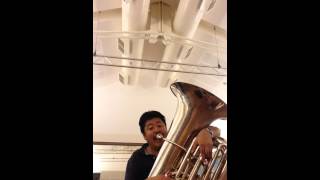 【オケスタ】Tuba Excerpt Ride of the Valkyries【必聴！？】 [upl. by Sloatman]