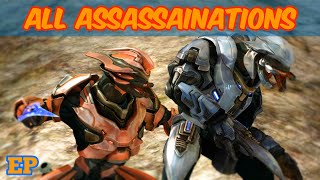 All Halo Reach Assassinations  Halo MCC [upl. by Shell]