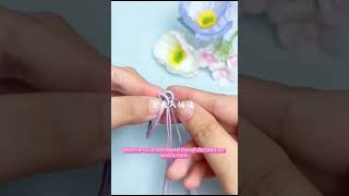 😆😇😅😉Dimple knot slow motion diy jewelrymakingathome [upl. by Balcer]