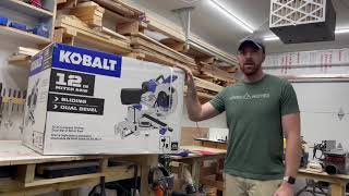 Kobalt 12 inch Sliding Miter Saw Warranty Experience  watch if you’re deciding what brand to buy [upl. by Gladis]