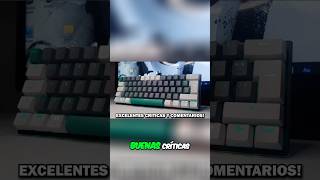 El mejor teclado compacto con retroiluminación RGB de 61 Teclas pcgamereconomico tecladogamer [upl. by Ocsecnarf]