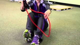 How to Slim Down Your Stomach With Resistance Bands [upl. by Coryden]