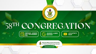 KNUST 58th CONGREGATION CEREMONY  COLLEGE OF HEALTH SCIENCE 2024 [upl. by Eleanore937]