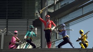 Five Samurai Rangers Attacks [upl. by Platto807]