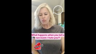 What happens when you tell a narcissist I hate you narcissist liar cheater [upl. by Rehpotsyrk333]