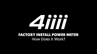 4iiii Factory Install Power Meter  How it works [upl. by Manno]