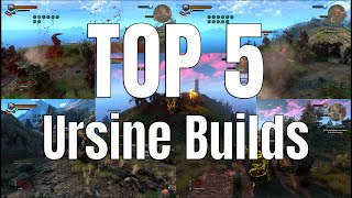 Witcher 3 TOP 5 Ursine Builds [upl. by Anelahs]