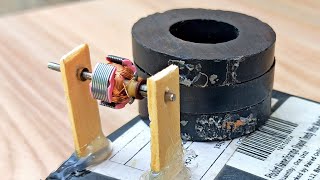 How a mini dc motor work  How DC Motor works shorts DC motor testing [upl. by Urban]