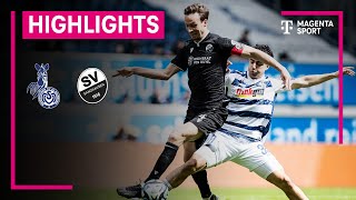 MSV Duisburg  SV Sandhausen  Highlights 3 Liga  MAGENTA SPORT [upl. by Agarhs]