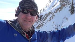 Coalpit Headwall Ski Mountaineer Utah [upl. by Dnomayd736]