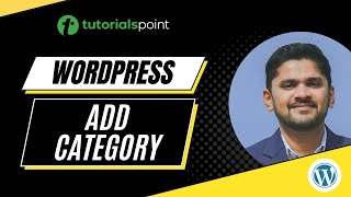 WordPress  Add Category  Tutorialspoint [upl. by Neellek401]