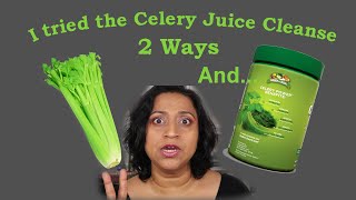 I tried Celery Juice Cleanse 2 ways  Weightloss fail  PalsLivesLife [upl. by O'Dell282]