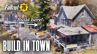 Fallout 76 Camp Tutorial  Build IN Town FlatwoodsSummersville  By Spyro [upl. by Kreegar]