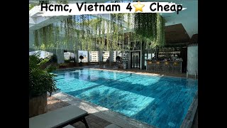 SILVERLAND MAY HOTEL in Ho Chi Minh City Vietnam District 1 rooftop pool Under 80usd [upl. by Johiah157]