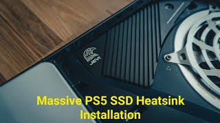 The Biggest SSD Heatsink you can get for your PS5 Unboxing amp Installation [upl. by Nnahgiel677]