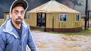 EMERGENCY Flooding Around My Yurt  Never Seen This [upl. by Eimiaj]