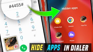 How To Hide Apps in Dialer  GamesApps   Dialer Me App Hide Kaise Kare  Hide Apps in Dialer [upl. by Inaffyt118]