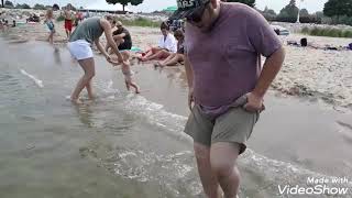 Sheboygan Wisconsin trip day 3 vlog 8 South Pier and fun at the beach [upl. by Marvella]