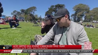 SF 420 Hippie Hill event canceled this year [upl. by Jackelyn784]