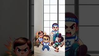 Siapa penolong Palestina countryhumans palestine shortvideo fyp cartoon shortvideo [upl. by Nalra903]