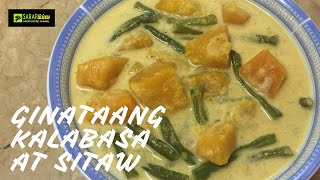 Ginataang Kalabasa at Sitaw [upl. by Yras932]