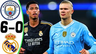 Manchester City vs Real Madrid 60  All Goals and Highlights  2024 🔥 HAALAND [upl. by Gayleen24]