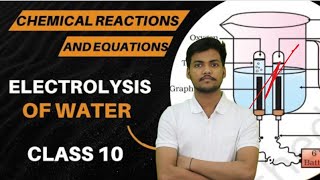 Electrolysis of Water Class 10th Important Topics🔥✅ class10 electrolysis class10science [upl. by Ronnie]